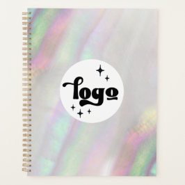 Agenda seu logotipo no shell de fundo do abstrato inspira