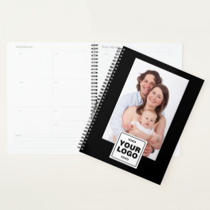 Agenda Seu Logotipo - Quadrado - Fundo BRANCO
