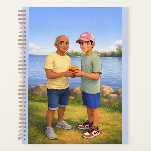 Agenda Sharing fries by the lake (Frente)