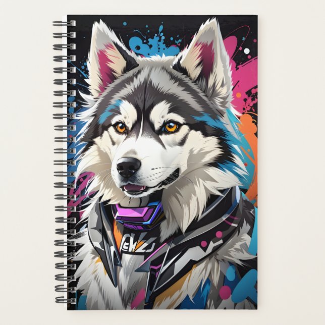 Agenda Siberian Husky Splash (Frente)