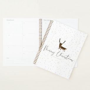 Agenda Silhueta de rena em arte linear da SlipperyJoe min