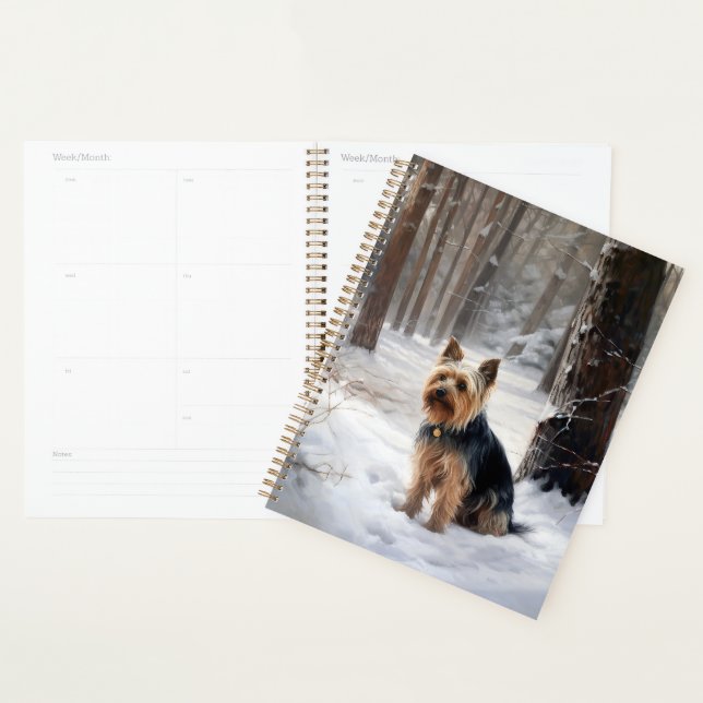 Agenda Silky Terrier Deixe Nevar Natal  (Exibição)
