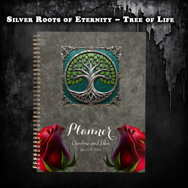 Agenda Silver Roots of Eternity – Tree of Life.   (Criador carregado)