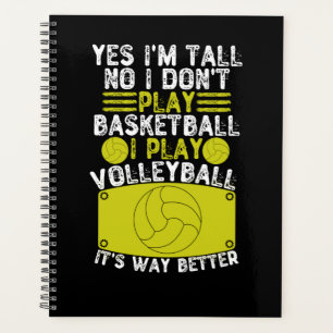 Agenda Sim, sou alto Não Não Jogo Basquete Eu jogo Vol