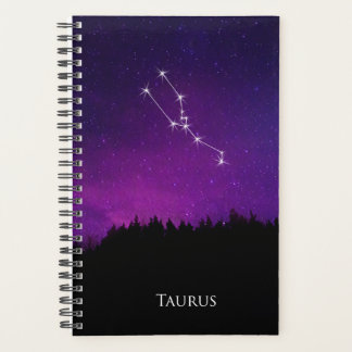 Agenda Símbolo de Astrologia do Céu Noturno Taurus