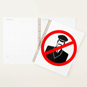Agenda Símbolo de Proibido Motorista Engraçado Aviso