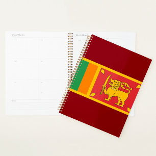Agenda Símbolo do Leão da Bandeira Nacional do Sri Lanka