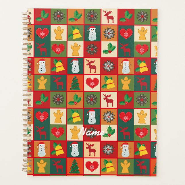 Agenda Símbolos de Natal Medley Art Thunder_Cove (Frente)