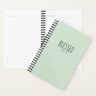 Agenda Simples Abençoada Casa de Letra Mão