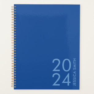 Agenda Simples azul moderno personalizado