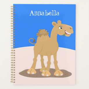 Agenda Simples ilustração de desenho animado de camelo fe