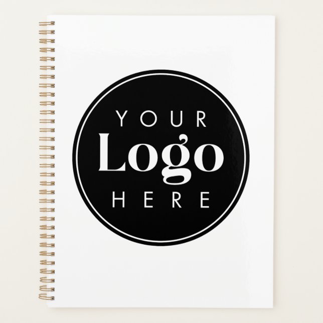 Agenda Simples Mínimo Envie Seu Logotipo Personalizado Ne (Frente)