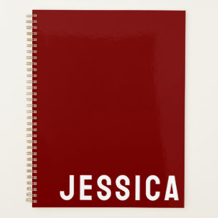 AGENDA SIMPLES MODERNOS PERSONALIZADOS NOME DIÁRIO