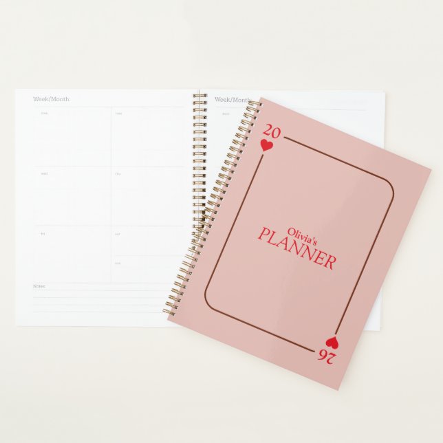 Agenda Simples Planeador Moderno (Exibição)