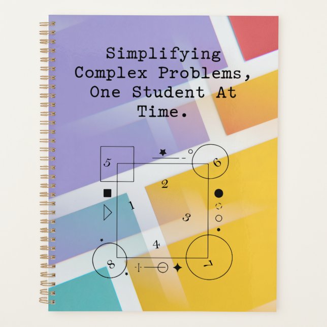 Agenda Simplificando Problemas Complexos | Sucesso do Alu (Frente)