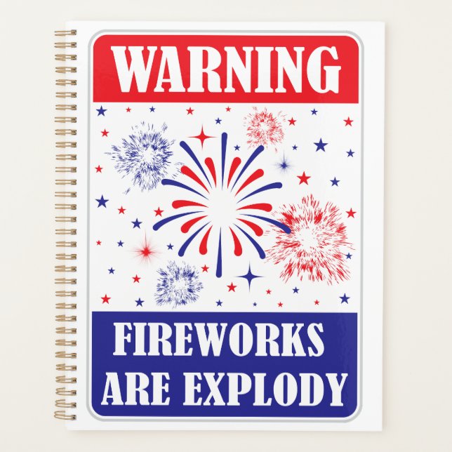 Agenda Sinal de Alerta de Fogos de Artifício (Frente)