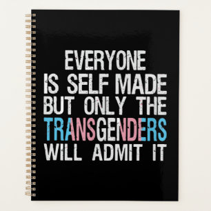 Agenda Sinalizador de Transgênero LGBT Trans Autocriado