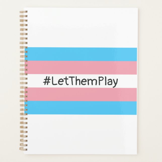 Agenda Sinalizador Trans #LetThemPlay (Frente)