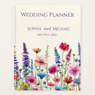 Agenda Sinfonia De Flores Selvagens - Planner De Casament