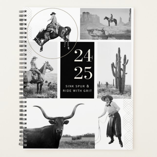 Agenda Sink Spur & Ride - 2024 - 2025 Cowgirl Planner (Frente)
