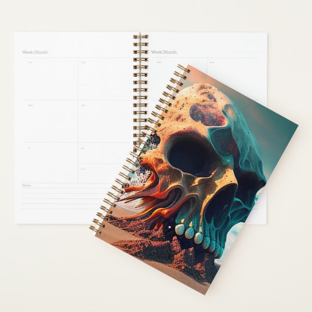 Agenda Skull on the beach (Exibição)