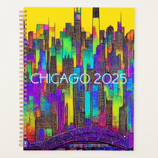 Agenda Skyline de Chicago Maximalista (Frente)