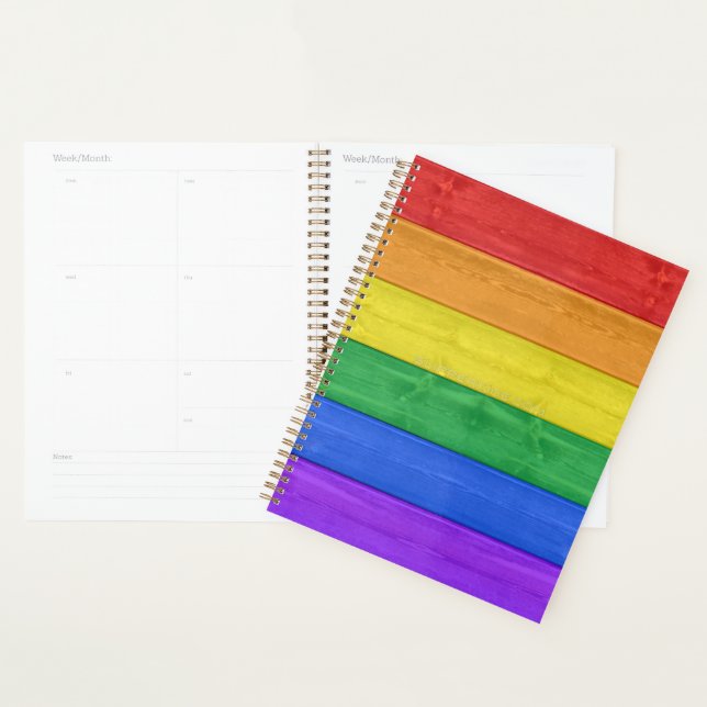 Agenda SlipperyJoe's clássico arco-íris tátil feito à mão (Exibição)