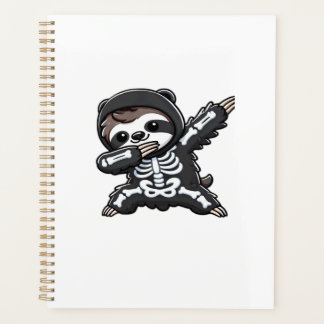 Agenda Sloth Halloween Skeleton Kids Women Men Sloth Clas