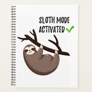 Agenda Sloth Says Modo Leve Ativado
