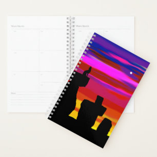 Agenda Sm Planner Coyote Sunset