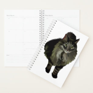 Agenda Sm Planner Maine Coon Cat