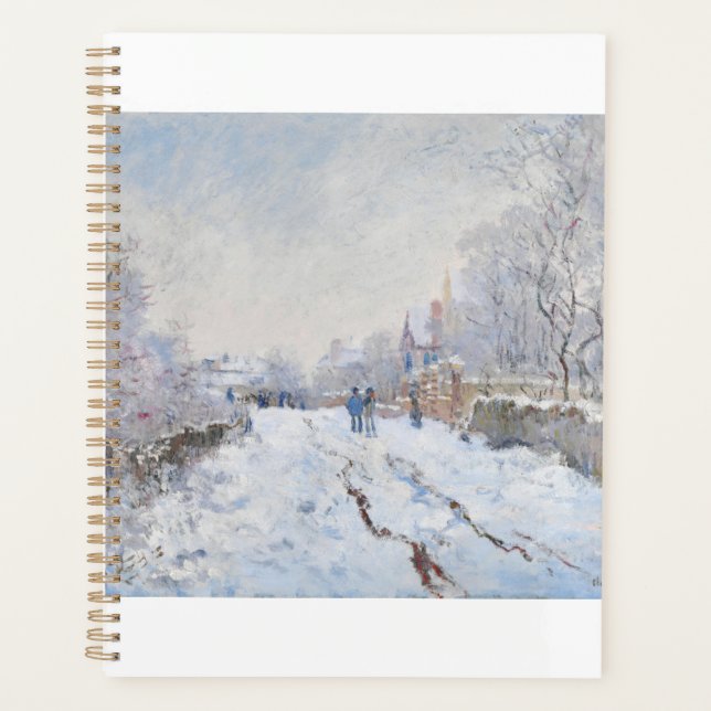 Agenda Snow at Argenteuil by Claude Monet (Frente)