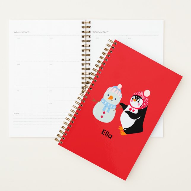 Agenda Snowman e Pinguim congelados (Exibição)