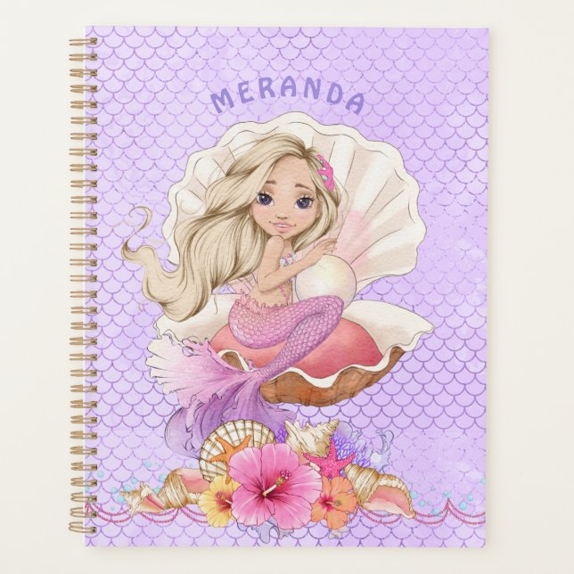 Agenda Sob o Mar de Sereia e Célula Marinha (Frente)