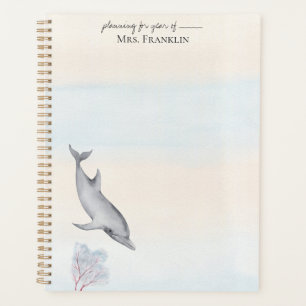 Agenda Sob o Mar Golfinho Personalizado 2