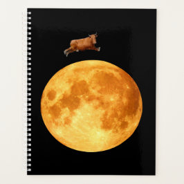 Agenda Sobre O Notebook Espiral Da Lua