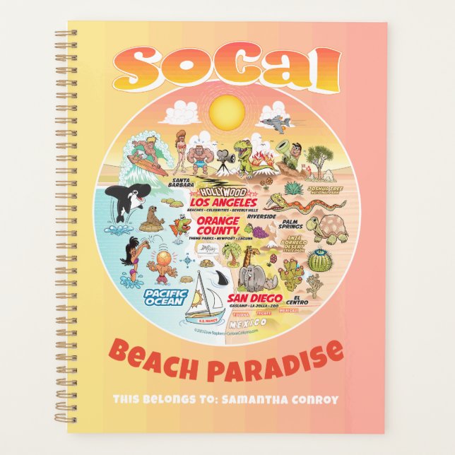 Agenda SoCal Personalizado (Frente)