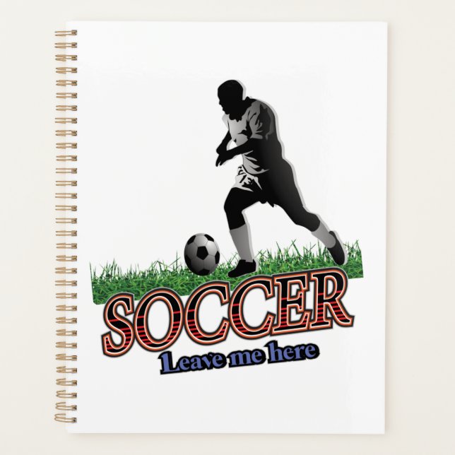 Agenda Soccer Me Deixe Aqui (Frente)