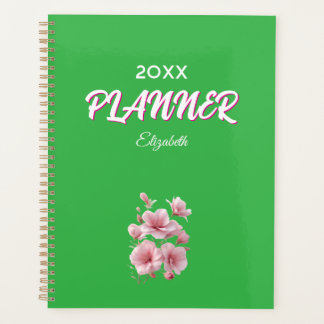 Agenda Soft Elegant Pink Floral Personalized