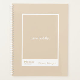 Agenda Soft Khaki/Beige Block Quote | Fully Customizable