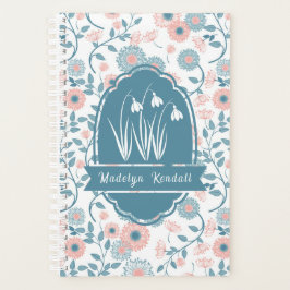 Agenda Soft Laurentian Floral Custom Name