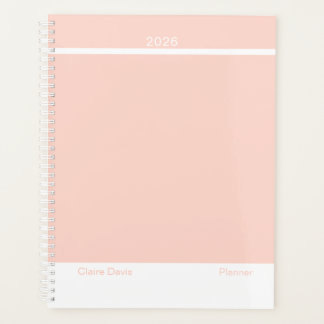 Agenda Soft Peach Minimalist