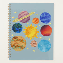 Agenda Solar System Notebook | Space Planets Educational 