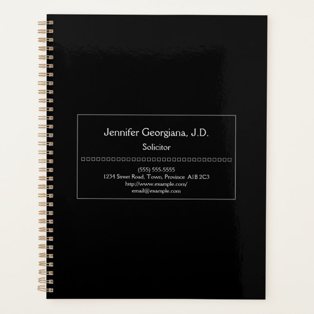 Agenda Solicitador Tradicional (Frente)