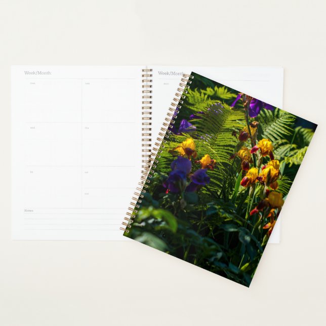 Agenda Solny Iris Flowers Garden Fern (Exibição)