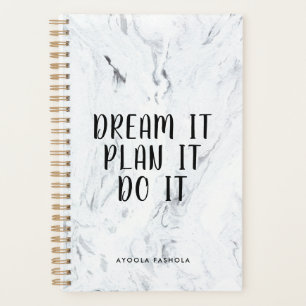 Agenda Sonhe Que Planeje Fazer Isso Motivação Cotação Mar