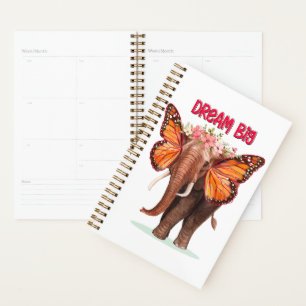 Agenda Sonho Grande Como Um Elefante Inspirador