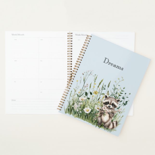 Agenda Sonhos Florais do Guaxinim Azul (Exibição)