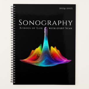 Agenda Sonografia - Ondas de ultrassons coloridas