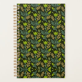 Agenda Sophisticated blue & beige floral pattern design 